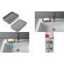 Metaltex Gravity-Soap ziepju paplāte, pelēka, PEVA/EVA, abpusēja, 1 gab. 297019000