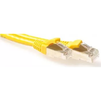 ACT Dzeltens 10m S/FTP CAT6A bez aizķeršanās RJ45 tīkla kabelis FB6810