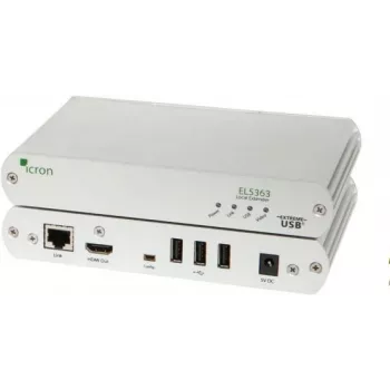 Icron EL5363 KVM pagarinātājs 4K30 HDMI USB 2.0 Cat5e/6/7 100m EU 00-00387