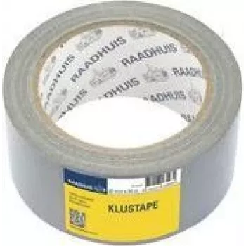 RAADHUIS auduma līmlente, 50 mm x 50 m, sudraba krāsas līmlente remontam, plēšama ar rokām - 1 rullis (RD-351312)