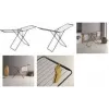 Metaltex Horizon ONYX spārnotais veļas žāvētājs, 20 m žāvēšanas platība, melns epoksīda pārklājuma tērauds, salokāms, regulējami dubultie režģi 407940000