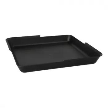 PAPSTAR Circulware daudzreiz lietojams taisnstūra formas pasniegšanas bļoda, nedalīta, melna, 1000 ml, polipropilēns ar 30% minerālu pildvielām, 1 gab. 97021