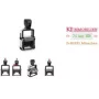 Trodat Professional 4.0 5430 paškrāsojošs datuma zīmogs ar pielāgojama teksta plāksnītes kuponu, 3 rindas, 49x28 mm, melns 121362