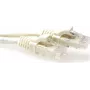 ACT ziloņkaula 0,25m U/UTP CAT6A bez aizķeršanās RJ45 tīkla kabelis IB3252