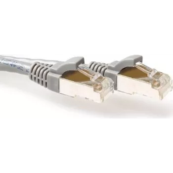 ACT pelēks 30m LSZH S/FTP CAT6A patch kabelis ar aizsargātiem RJ45 (FB7030)