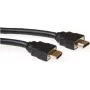 ACT AK3751 3m HDMI kabelis 4K 60Hz melns