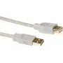 ACT SB2198 USB 2.0 pagarinājuma kabelis USB-A tēviņš uz USB-A mātīte, 1,8 m, ziloņkaula