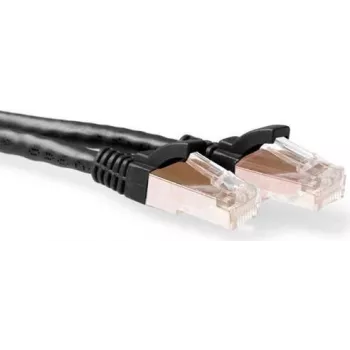 ACT 1,5m Cat6a S/FTP tīkla kabelis, melns (IB9251)