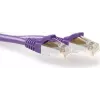 ACT Violeta 15m LSZH S/FTP CAT6A Patch Cable bez aizķeršanās FB8715