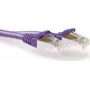 ACT Violeta 15m LSZH S/FTP CAT6A Patch Cable bez aizķeršanās FB8715