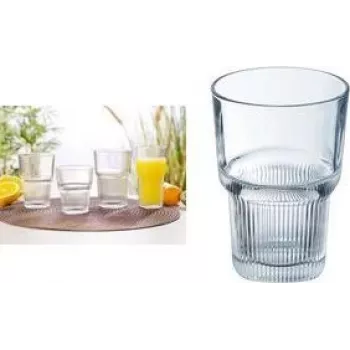 Esmeyer Arcoroc Starline dzeramstiklu komplekts, 460 ml, rūdīts stikls, mazgājams trauku mazgājamajā mašīnā, kraujams, 6 gabali 384-6736