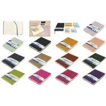 Kangaro K-861249 A4 skiču bloks, 80 loksnes, 140 gsm krēmkrāsas papīrs, laima zaļš PU cietais vāks