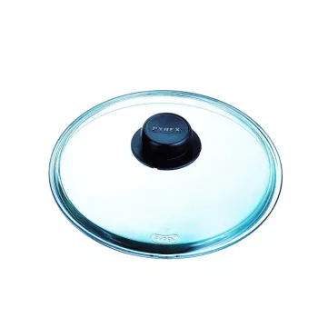 PYREX stikla vāks 24 cm, borosilikāta stikls