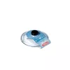 PYREX stikla vāks 24 cm, borosilikāta stikls, melns fenola rokturis, tvaika atvere, cepeškrāsnī drošs līdz 220°C