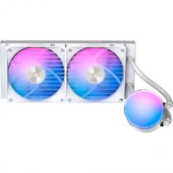 Ocypus Delta L24 ARGB V2 balts 240mm AIO šķidruma CPU dzesētājs