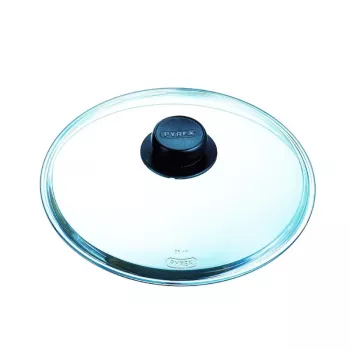 PYREX stikla vāks 26 cm, borosilikāta stikls