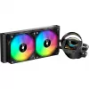 Ocypus Sigma L24 ARGB 240mm šķidruma CPU dzesētājs - melns