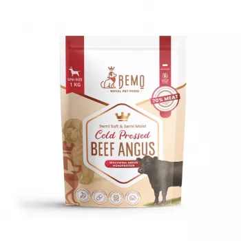 BEMO auksti presēta liellopa Angus mono sausā suņu barība - 1kg