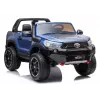 LEAN CARS Toyota Hilux DK-HL850 elektriskā braucamā mašīna bērniem, zilā lakā, 4x4, 2-vietīga, tālvadības pults, LED apgaismojums, MP3, Bluetooth