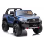 LEAN CARS Toyota Hilux DK-HL850 elektriskā braucamā mašīna bērniem, zilā lakā, 4x4, 2-vietīga, tālvadības pults, LED apgaismojums, MP3, Bluetooth