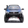 LEAN CARS Toyota Hilux DK-HL850 elektriskā braucamā mašīna bērniem, zilā lakā, 4x4, 2-vietīga, tālvadības pults, LED apgaismojums, MP3, Bluetooth