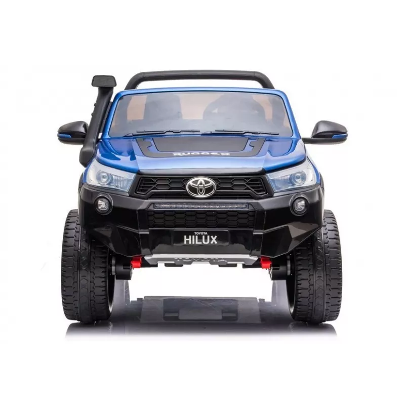 LEAN CARS Toyota Hilux DK-HL850 elektriskā braucamā mašīna bērniem, zilā lakā, 4x4, 2-vietīga, tālvadības pults, LED apgaismojums, MP3, Bluetooth