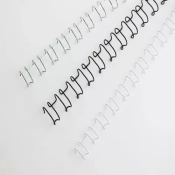 GBC MultiBind iesiešanas stieple 14 mm 21 cilpa A4 130 loksnes balta 100 gab. MultiBind 220, 230, 230E, 420 IB165481