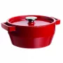 Pyrex čuguna katls 3,6L apaļš Ø24cm sarkans
