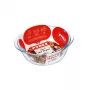 PYREX stikla trauks fritieriem Ø18cm/1L