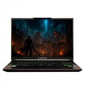 Captiva Advanced Gaming I95-043 16 inch WQXGA Intel Core i7-14650HX 64GB/2TB SSD RTX5060 Windows 11 spēļu portatīvais dators