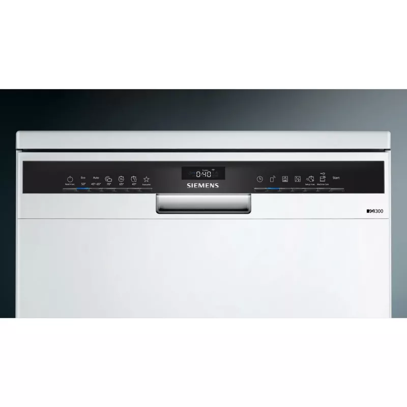 Siemens SN23EW03ME iQ300 brīvi stāvoša trauku mazgājamā mašīna 60 cm balta energoefektivitātes klase B