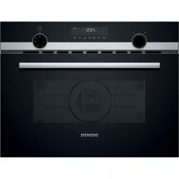 Siemens CM585AGS1 iQ500 iebūvējams mikroviļņu krāsns melna/nerūsējošais tērauds
