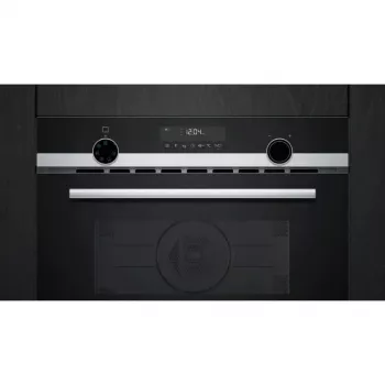 Siemens CM585AGS1 iQ500 iebūvējams mikroviļņu krāsns melna/nerūsējošais tērauds