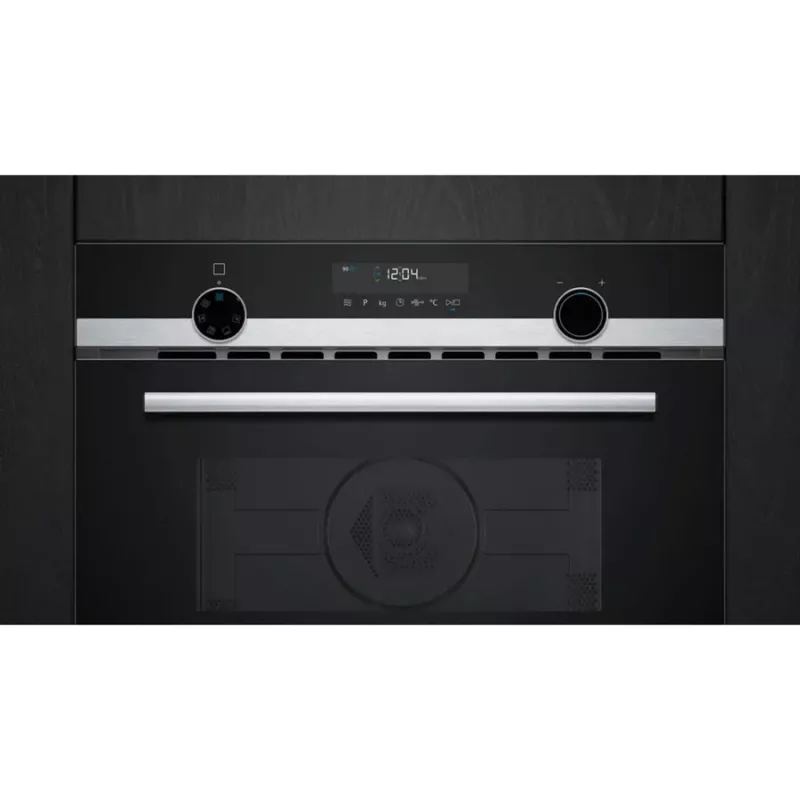 Siemens CM585AGS1 iQ500 iebūvējams mikroviļņu krāsns melna/nerūsējošais tērauds