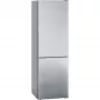 Siemens KG36EALCA iQ500 brīvstāvošs ledusskapis-ar saldētavu, 186 cm, C, nerūsējošā tērauda izskats