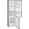 Siemens KG39EALCA iQ500 brīvstāvošs ledusskapis-ar saldētavu 201 cm augstums energoefektivitātes klase C sudraba
