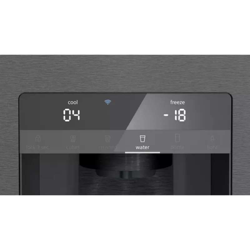 Siemens KF96DPXEA iQ700 French Door Side-by-Side ledusskapis ar saldētavu, ūdens un ledus dozatoru, 183 cm, energoefektivitātes klase E, nerūsējošais tērauds