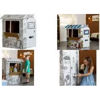 Fellowes Bankers Box XL rotaļu kartons MARKET STALL, gofrēts kartons ar noapaļotām malām, ātra montāža bez līmes - 1 gabals (100142507)