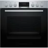 Bosch HND415LS62 iebūvējama cepeškrāsns un keramikas plīts komplekts, 71L, 7 funkcijas, nerūsējošais tērauds
