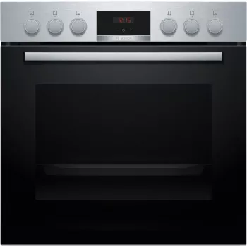 Bosch HND415LS62 iebūvējama cepeškrāsns un keramikas plīts komplekts, 71L, 7 funkcijas, nerūsējošais tērauds