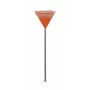 HORTUS lapu grābeklis ar alumīnija rokturi, oranža 45 cm galva, 20 zari