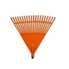 HORTUS lapu grābeklis ar alumīnija rokturi, oranža 45 cm galva, 20 zari