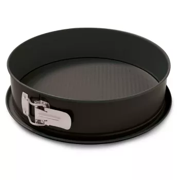NEWILL atsperformas kūkas veidne Ø28x7,6 cm melna, nepiedegoša oglekļa tērauda