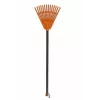 HORTUS mazais rokas grābeklis ar rokturi, oranžs, 20 cm galva, 14 zari