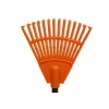HORTUS mazais rokas grābeklis ar rokturi, oranžs, 20 cm galva, 14 zari