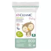 Cleanic Baby Eco kokvilnas diski zīdaiņiem, 60 gab., 100 % dabīga kokvilna, hipoalerģiski, bez hlora
