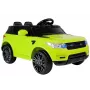 PETMEX HL1638 Zaļš elektriskais braucamais auto bērniem ar LED apgaismojumu, MP3 atskaņotāju, tālvadības pulti