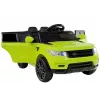 PETMEX HL1638 Zaļš elektriskais braucamais auto bērniem ar LED apgaismojumu, MP3 atskaņotāju, tālvadības pulti
