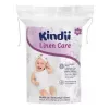 Kindii Linen Care mazuļa vates plāksnītes, 100% tīra kokvilna, hipoalerģiskas, dermatoloģiski pārbaudītas, 50 gab.