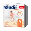 Kindii Maxi 4. izmēra vienreizlietojamās autiņbiksītes (9-15 kg) 22 gab.